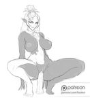  1girl breasts dildo feet female jummy large_breasts looking_at_viewer midna monochrome nipples object_insertion pointy_ears pussy simple_background sketch solo squatting the_legend_of_zelda the_legend_of_zelda:_twilight_princess toes vaginal vaginal_object_insertion 