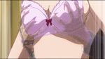  1girl animated animated_gif bra breast_grab breasts cleavage grabbing large_breasts mitsuki_sohara sora_no_otoshimono underwear 