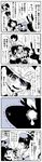  ahoge anger_vein braid breasts bunny cape chin_grab cleavage comic crying dirty_clothes dirty_face eyepatch flying_sweatdrops gloves greyscale hair_flaps hair_ornament hairclip hat highres kaga3chi kaga_(kantai_collection) kantai_collection kiso_(kantai_collection) large_breasts long_hair machinery maya_(kantai_collection) military military_hat miyuki_(kantai_collection) monochrome multiple_girls neckerchief non-human_admiral_(kantai_collection) peaked_cap remodel_(kantai_collection) rigging ryuujou_(kantai_collection) school_uniform sendai_(kantai_collection) serafuku shigure_(kantai_collection) short_hair side_ponytail single_braid sleeveless smile smoke snot sparkling_eyes sweat sweatdrop teardrop tears torn_clothes translated trembling twintails two_side_up visor_cap weapon 