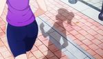  1girl animated animated_gif ass ayase_eli bike_shorts love_live!_school_idol_project running shadow shorts solo 