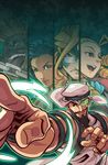  beard birdie_(street_fighter) capcom charlie_nash edwin_huang facial_hair jafar kanzuki_karin laura_matsuda looking_at_viewer official_art rashid_(street_fighter) scouter street_fighter street_fighter_v turban 