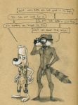  alternate_costume canid canine canis clothing_swap couple_(disambiguation) crossover dialogue domestic_dog flaccid guardians_of_the_galaxy male male/male mammal marvel mr._peabody mr._peabody_and_sherman nude penis procyonid raccoon rocket_raccoon tush 