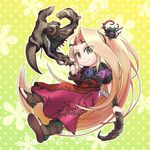  blonde_hair flower green_eyes hair_flower hair_ornament kid_icarus kid_icarus_uprising long_hair nachure nintendo open_toe_shoes plant ponytail sandals side_ponytail smile solo staff tiara toes very_long_hair 