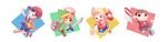  4boys black_hair blonde_hair brown_hair crossover doubutsu_no_mori lucas mother_(series) multiple_boys ness nintendo pig short_hair super_smash_bros. the_legend_of_zelda the_legend_of_zelda:_the_wind_waker toon_link villager_(doubutsu_no_mori) wind_waker 