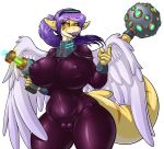  adjatha anthro big_breasts breasts camel_toe clothing female feruze fish looking_at_viewer marine nipples shark solo suula thick_tail thick_thighs tight_clothing trials_in_tainted_space wings 