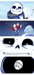  anadapta animated animated_gif cape cellphone close-up comic english highres laughing multiple_boys nervous papyrus_(undertale) phone sans snowman sweat sweatdrop sweating_profusely text_in_eyes undertale 