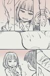  1girl bad_id bad_pixiv_id bandages braid comic freckles heart heart_in_mouth juushimatsu's_girlfriend light_smile looking_away matsuno_juushimatsu osomatsu-kun osomatsu-san sanjiro_(tenshin_anman) scar silent_comic unraveling wristband 