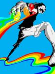  monkey_d_luffy one_piece rainbow spot_color trashme 