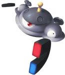  bad_id bad_pixiv_id foreshortening gen_4_pokemon magnet magnezone nintendo no_humans pokemon pokemon_(creature) red_eyes screw sekori transparent_background ufo 