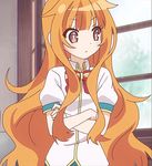  1girl amatsuka_mao animated animated_gif gj-bu orange_hair 