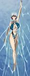  1girl bakunyuu_maid_gari barefoot breasts female full_body huge_breasts mogudan screencap shibari shirasaki_miwako swimming water yoshiten 