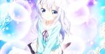  1girl animated animated_gif blue_hair gochuumon_wa_usagi_desu_ka? kafuu_chino 