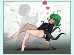  2girls ahgot ass bare_legs barefoot bdsm black_dress blush bondage bound breasts crossed_arms curly_hair dress erect_nipples feet female floating fubuki_(one-punch_man) futa_with_female futanari green_eyes green_hair happy_sex incest legs long_legs magic multiple_girls naughty_face nude one-punch_man open_mouth orgasm penis psychic pussy pussy_juice sex short_hair sisters sitting small_breasts smile solo sweat tatsumaki vaginal 
