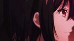  1boy 1girl akatsuki_kojo animated animated_gif blush himeragi_yukina indoors school_uniform strike_the_blood tagme whispering 