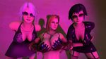  3girls agent4417 breasts christie_(doa) dead_or_alive huge_breasts multiple_girls pai_chan source_filmmaker tina_armstrong virtua_fighter 