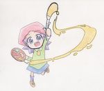  1girl adeleine artist_request character_request kirby_(series) looking_at_viewer paint 