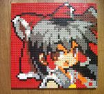  hakurei_reimu highres lego photo pixel_art portrait solo touhou you_rei_(blowback) 