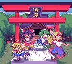  beans female hakurei_reimu hoshiguma_yuugi ibuki_suika kochiya_sanae kou_2008 setsubun touhou 