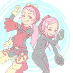  anemone anemone_(eureka_seven) cynthia_lane eureka_7 eureka_seven eureka_seven_(series) gloves lowres overman_king_gainer pigtails pink_hair red_eyes short_twintails twintails 