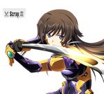  bodysuit breasts fortified_suit large_breasts long_hair muvluv muvluv_alternative muvluv_total_eclipse pilot_suit takamura_yui 