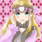  arria_ekberg blonde_hair blue_eyes blush frills headband long_hair open_mouth tales_of_(series) tales_of_the_tempest 