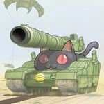  cat gundam gundam_ms_igloo hildolfr mecha parachute tank 