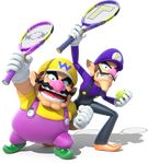  mario_tennis mario_tennis:_ultra_smash official_art super_mario_bros. waluigi wario 