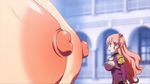  2girls animated animated_gif bouncing_breasts breasts charlotte_scherzen giantess huge_breasts minimi_nimi multiple_girls nail_polish nipples valkyrie_drive valkyrie_drive_-mermaid- veiny_breasts 