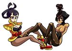  2girls amputee crossover indivisible multiple_girls muse_(skullgirls) skullgirls tagme 