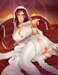  1girl artist_request ass breasts brown_eyes brown_hair come_hither dark_souls from_software gwynevere large_breasts lips looking_at_viewer queen_of_sunlight_gwynevere souls_(from_software) 