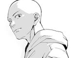  bald hood hoodie jumper male_focus one-punch_man saitama_(one-punch_man) zattsu69 