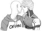  2boys bald black_sclera cyborg genos male_focus multiple_boys one-punch_man saitama_(one-punch_man) togiicustom yaoi 