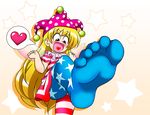  clownpiece feet madou no_shoes tagme toes 