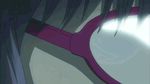  1girl animated animated_gif gintama glasses purple_hair 