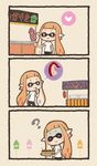  3koma ? comic commentary food heart ikayaki inkling otoufu solo splatoon_(series) splatoon_1 spoken_food spoken_heart takoyaki translated why_japanese_people 