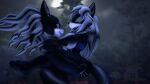 3d_(artwork) anthro blurred_background canid canine canis digital_media_(artwork) duo female flower forest genitals hair hands_on_shoulders hi_res holding_butt holding_partner infinite infinite_(sonic) jackal jackal_squad juicyducksfm light long_hair male male/female mammal moonlight night penetration plant pussy sega sex smile sonic_forces sonic_the_hedgehog_(series) source_filmmaker standing standing_sex tree vaginal vaginal_penetration