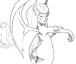 2015 akunim anthro breasts butt digital_media_(artwork) disney felid female gargoyles hair hand_on_arm maggie_reed_(gargoyles) mammal mutate_(gargoyles) nude rear_view sketch solo wings