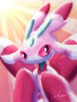 2017 absurd_res ambiguous_gender antennae_(anatomy) anthro arthropod dipstick_antennae forehead_gem front_view generation_7_pokemon glistening glistening_eyes half-length_portrait hi_res huge_filesize icon insect ivycomb light light_beam looking_at_viewer lurantis mouthless multicolored_antennae nintendo pink_sclera pokemon pokemon_(species) portrait semi-anthro simple_background solo standing sun sunbeam sunlight superabsurd_res