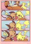 &lt;3 absurd_res ampharos blush comic daughter_(lore) evolutionary_family eyewear fellatio female generation_1_pokemon generation_2_pokemon genitals glasses group group_sex hi_res larger_male licking lying male male/female milachu92 mother_(lore) mother_and_child_(lore) mother_and_daughter_(lore) nintendo on_back oral parent_(lore) parent_and_child_(lore) parent_and_daughter_(lore) penile penis penis_lick pikachu pillow pokemon pokemon_(species) raichu semi_incest sex size_difference smaller_female threesome tongue tongue_out trio