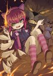  annie_hastur bear child fire league_of_legends pink_hair tibbers 