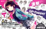  character_design giarlish_number karasuma_chitose_(giarlish_number) naked ohara_tometa qp:flapper sakura_koharu tagme thighhighs 