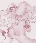 anthro breasts female hi_res hybrid nude pink slime solo tentacles tokkot tongue