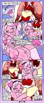 &lt;3 anthro belly big_belly big_breasts breasts chaos_elfilis chinchillid comic duo english_text female generation_4_pokemon hair hi_res huge_belly kirby kirby_(series) kirby_and_the_forgotten_land lewdchuu_(artist) male male/female mammal nintendo p.k-98 pink_body pink_hair pokemon pokemon_(species) pregnant rodent sleeping starly text white_body