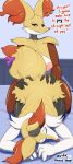 anal anal_penetration anthro areola aunt_(lore) aunt_and_nephew_(lore) bed bedroom bedroom_sex braixen breasts canid canine canis delphox dildo duo eyes_closed female fingernails fur furniture generation_6_pokemon hi_res incest_(lore) inner_ear_fluff male male/female male_penetrated mammal nails nephew_(lore) nintendo nipples nude object_in_ass pegging penetration pokemon pokemon_(species) red_body red_fur sex sex_toy sex_toy_in_ass sex_toy_insertion sex_toy_penetration tail text toying_partner tuft uwu_speech vexyfursure white_body white_fur yellow_body yellow_fur