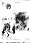  blood censored hidan_no_aria horns kobuichi monochrome naked tagme 