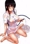  bottomless nipples no_bra see_through shibayuki wet wet_clothes 
