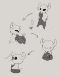 absurd_res anthro badartist balls big_balls cock_vore dominant duo female female/female genitals hi_res hollow_knight hornet_(hollow_knight) humanoid macro male male/female masturbation micro penile penis slightly_chubby slightly_chubby_male team_cherry the_knight_(hollow_knight) vore