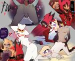 alastor_(hazbin_hotel) anus balls demon duo genitals hazbin_hotel hi_res hybrid lilith_magne_(hazbin_hotel) lucifer_(hazbin_hotel) male male/male male_penetrated male_penetrating penetration secret_sex unknown_artist