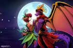 activision bodily_fluids couple_(disambiguation) crying dancing dragon elora emotional faun hi_res invalid_tag light love moon moonlight mythological_creature mythological_scalie mythology night scalie spyro spyro_the_dragon spyrothedragon tears