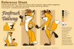 animal_genitalia animal_penis anthro canid canine canine_genitalia canine_penis erection fox foxbrush foxbrush_tailwag fully_sheathed genitals hi_res knot male mammal model_sheet nikraccoom penis red_fox sheath solo true_fox